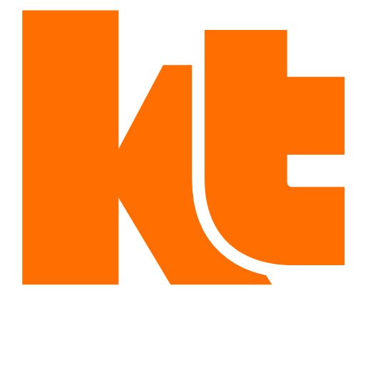 knowtray.com footer logo for black background